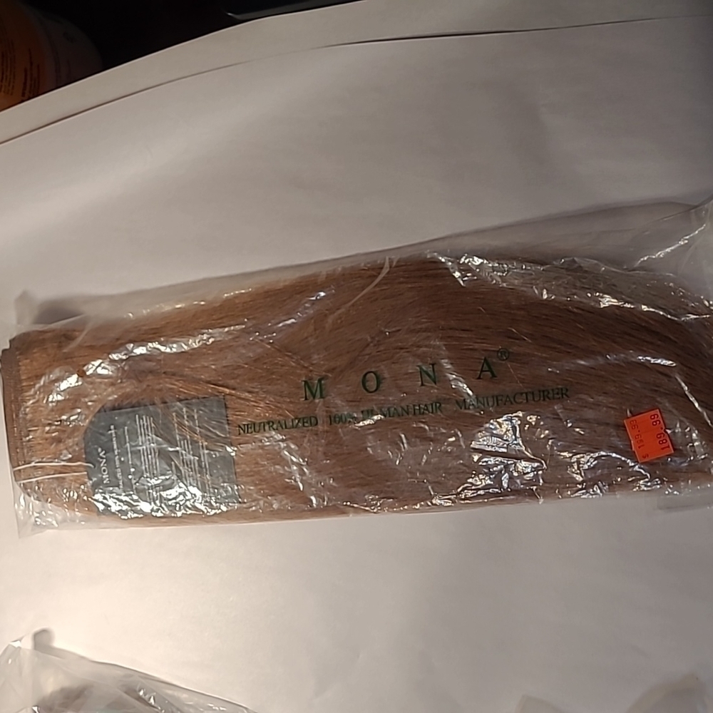 Mona Platinum 100% Human Hair NWT